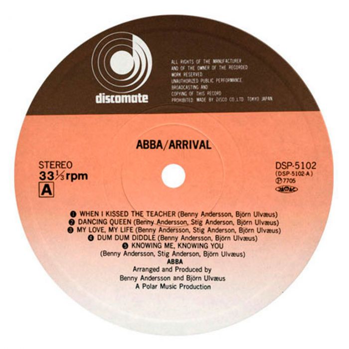 Виниловая пластинка ABBA ‎– Arrival, 1976/1977 (LP)