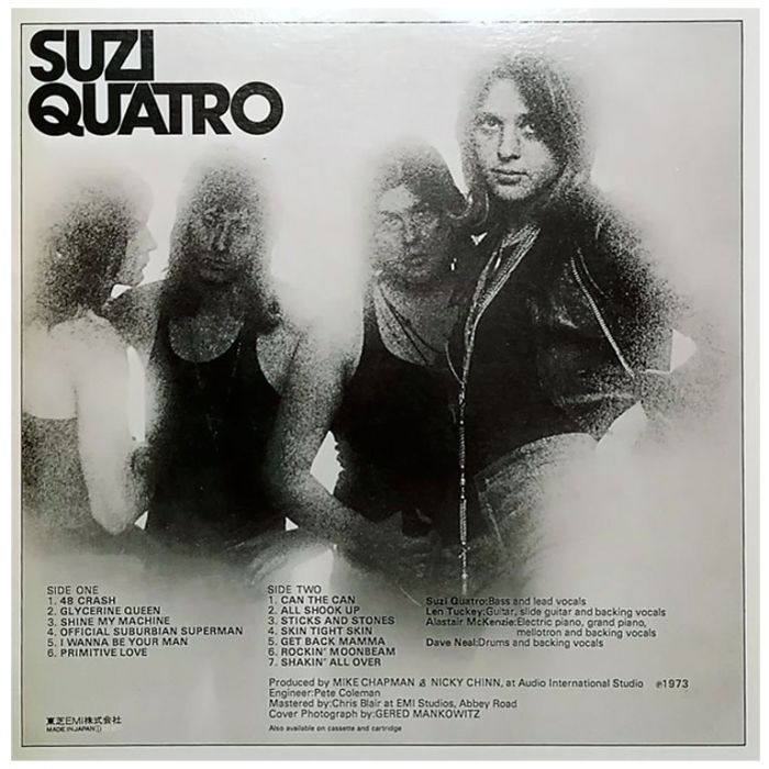 Виниловая пластинка SUZI QUATRO - Suzi Quatro, 1973 (LP, Reissue 1975)