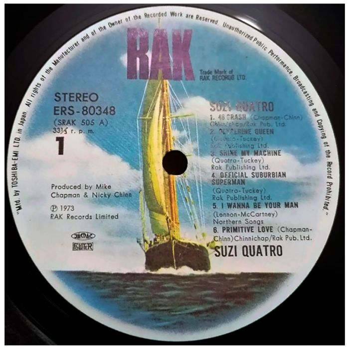 Виниловая пластинка SUZI QUATRO - Suzi Quatro, 1973 (LP, Reissue 1975)