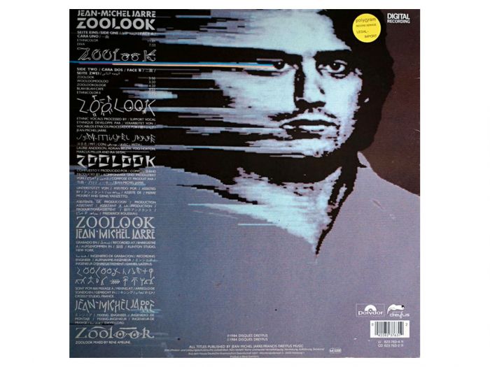 Виниловая пластинка JEAN-MICHEL JARRE - Zoolook, 1984 (LP)