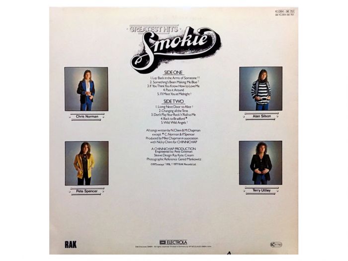 Виниловая пластинка SMOKIE – Greatest Hits, 1977 (LP)