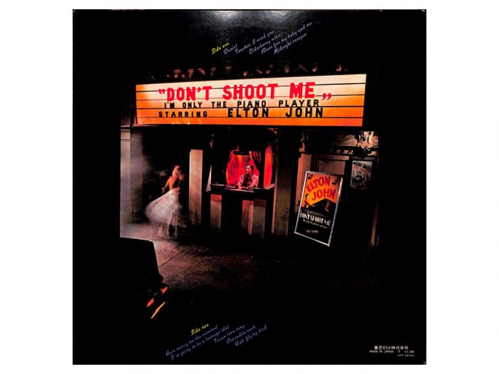 Виниловая пластинка ELTON JOHN ‎– Don't Shoot Me I'm Only The Piano Player, 1972/1973 (LP)