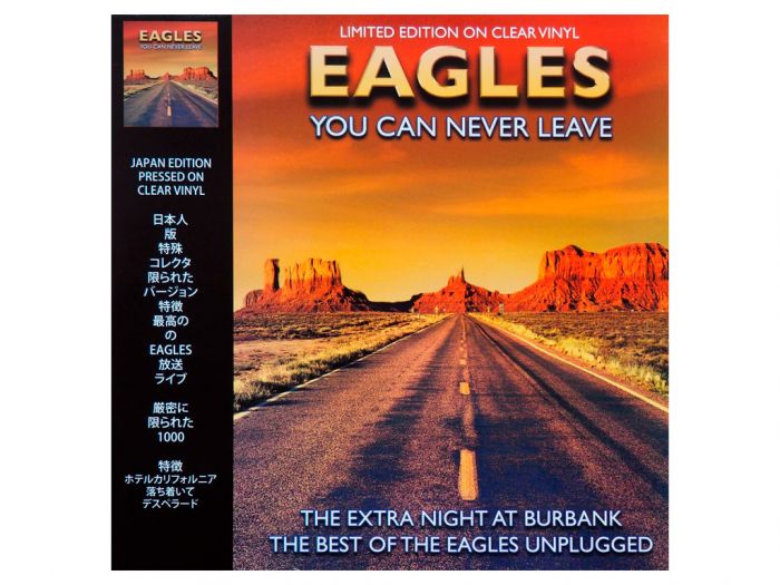 Виниловая пластинка EAGLES – You Can Never Leave: Live At Burbank, 2004/2019 Limited Edition (LP, Clear Vinyl)