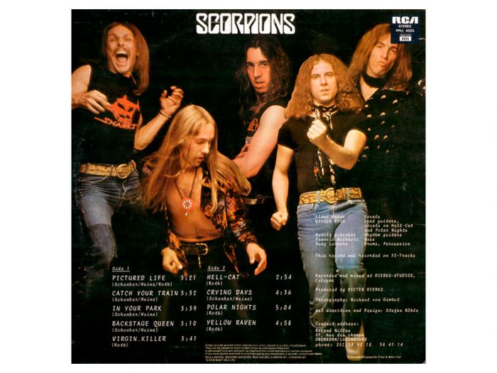 Виниловая пластинка SCORPIONS – Virgin Killer, 1976/1977 (LP)