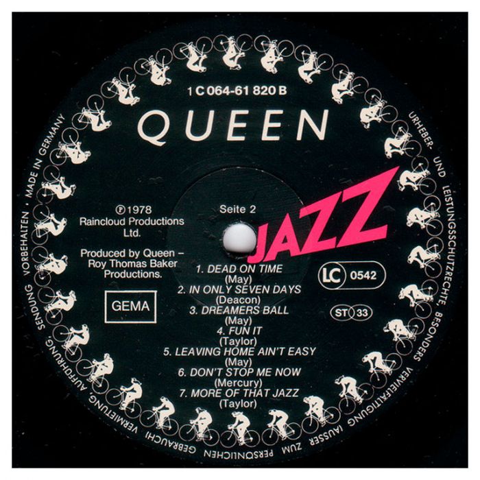 Виниловая пластинка QUEEN ‎– Jazz, 1978 (LP)