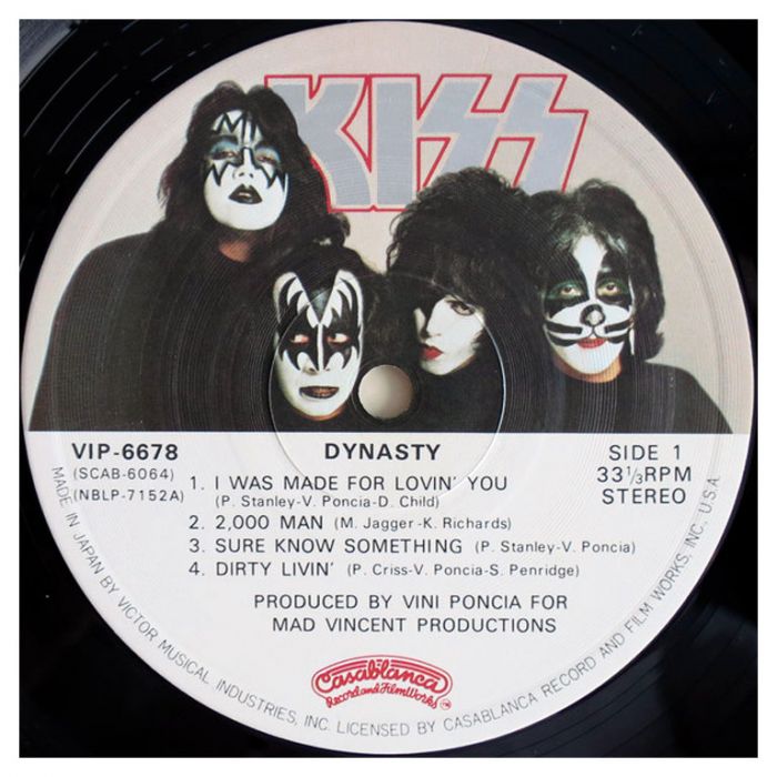 Виниловая пластинка KISS – Dynasty, 1979 (LP)