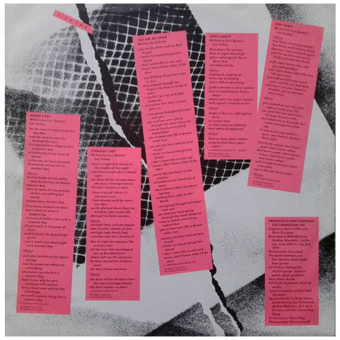 Виниловая пластинка SUZI QUATRO ‎– Suzi... And Other Four Letter Words, 1979 (LP)