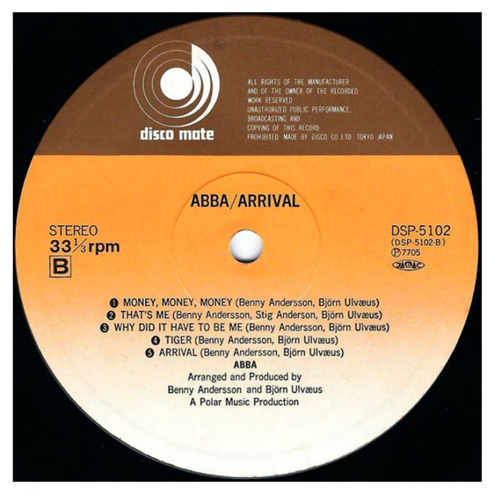 Виниловая пластинка ABBA ‎– Arrival, 1976 (LP)