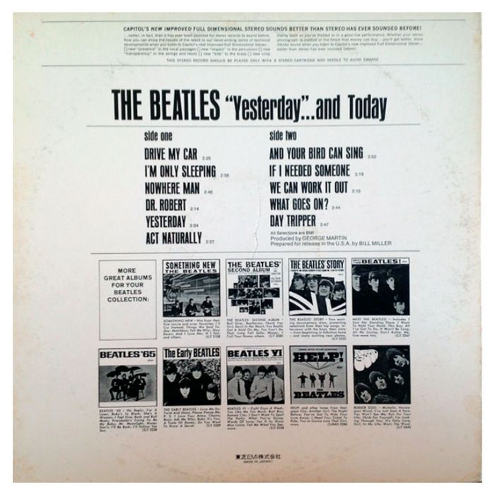 Виниловая пластинка THE BEATLES ‎– Yesterday And Today, 1966/1976 (LP)