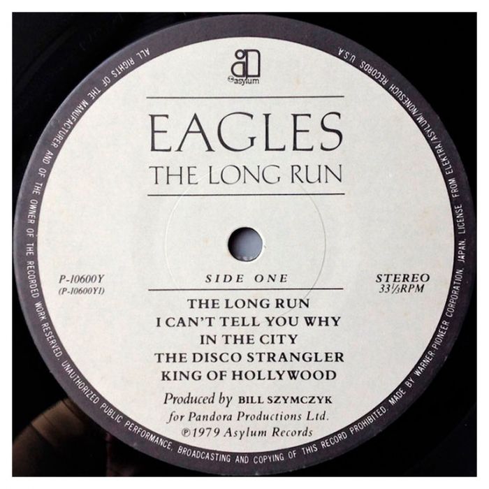 Виниловая пластинка EAGLES – The Long Run, 1979 (LP)