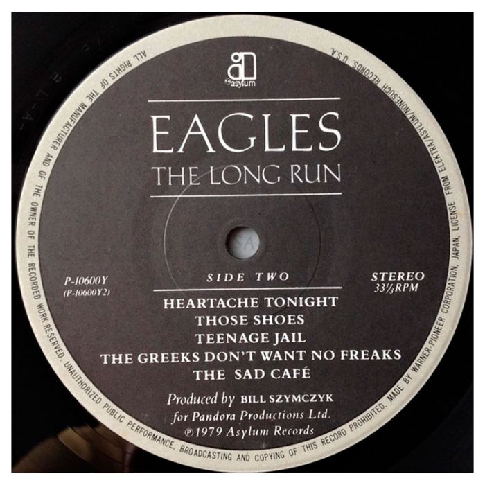 Виниловая пластинка EAGLES – The Long Run, 1979 (LP)