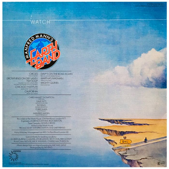 Виниловая пластинка MANFRED MANN'S EARTH BAND ‎– Watch, 1978 (LP)