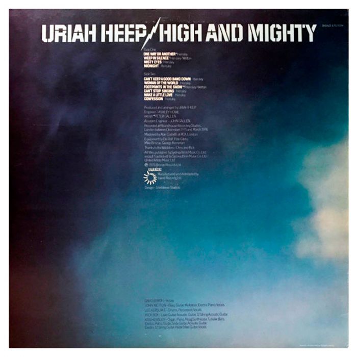 Виниловая пластинка URIAH HEEP ‎– High And Mighty, 1976/1983 (LP)