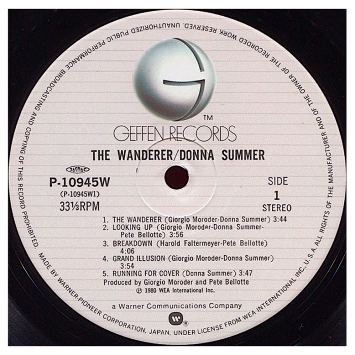 Виниловая пластинка DONNA SUMMER ‎– The Wanderer, 1980 (LP)