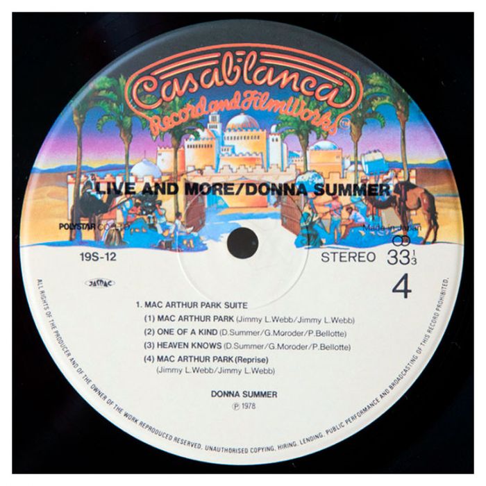 Виниловая пластинка DONNA SUMMER ‎– Live And More, 1978/1980 (2LP)
