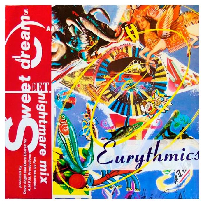 Виниловая пластинка EURYTHMICS ‎– Angel / Sweet Dreams (Nightmare Mix), 1990 (EP, Maxi-Single)