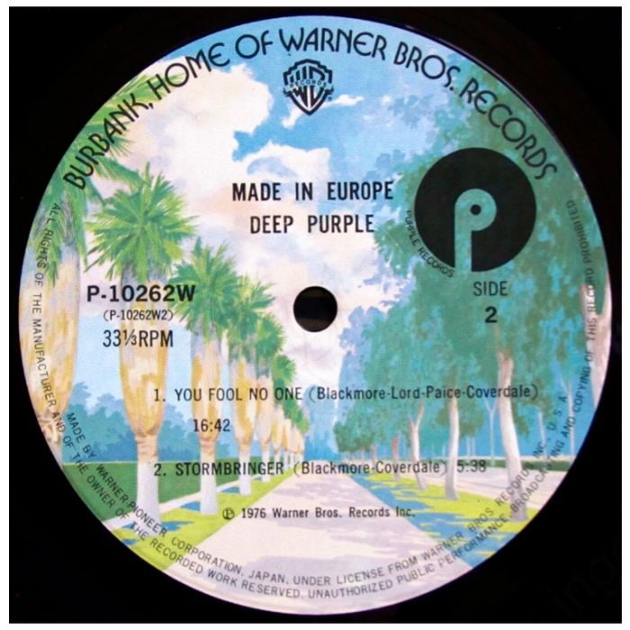 Виниловая пластинка DEEP PURPLE ‎– Made In Europe, 1976 (LP)