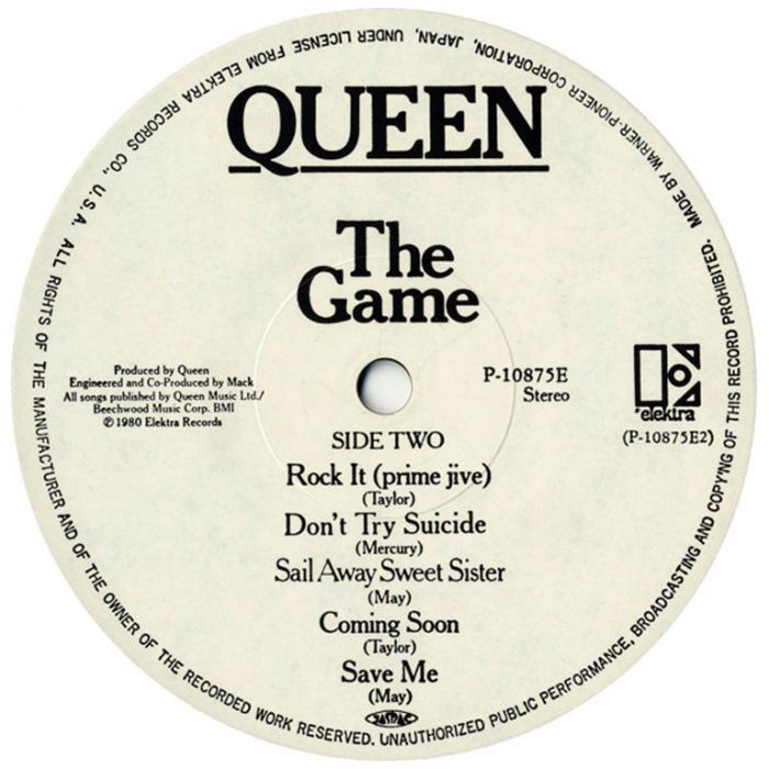 Виниловая пластинка QUEEN ‎– The Game, 1980 (LP)