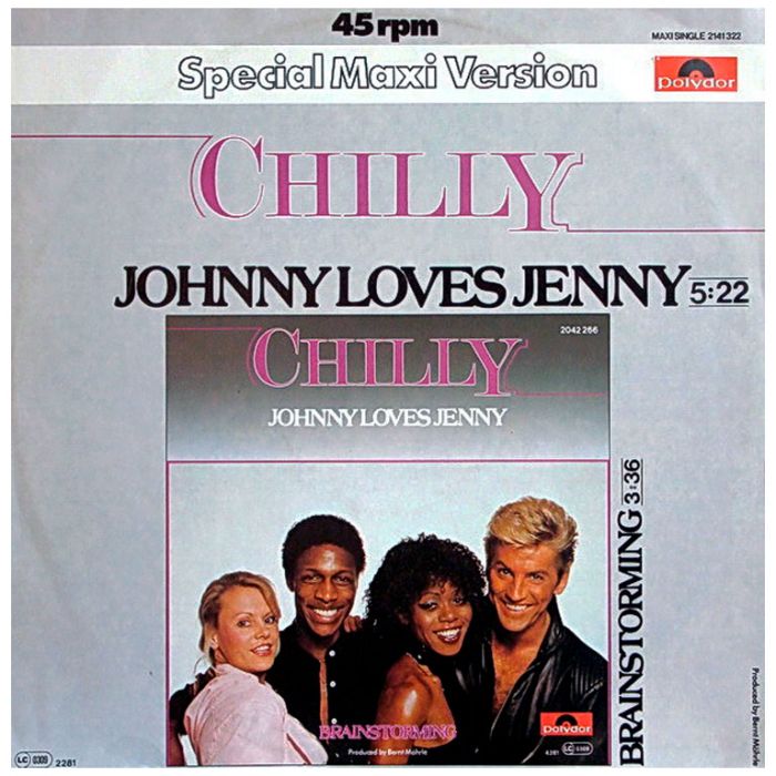 Виниловая пластинка CHILLY – Johnny Loves Jenny, 1981 (EP, Maxi-Single)