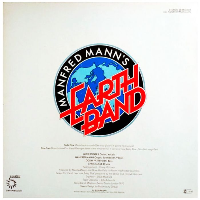 Виниловая пластинка MANFRED MANN'S EARTH BAND ‎– Glorified Magnified, 1972/1977 (LP)