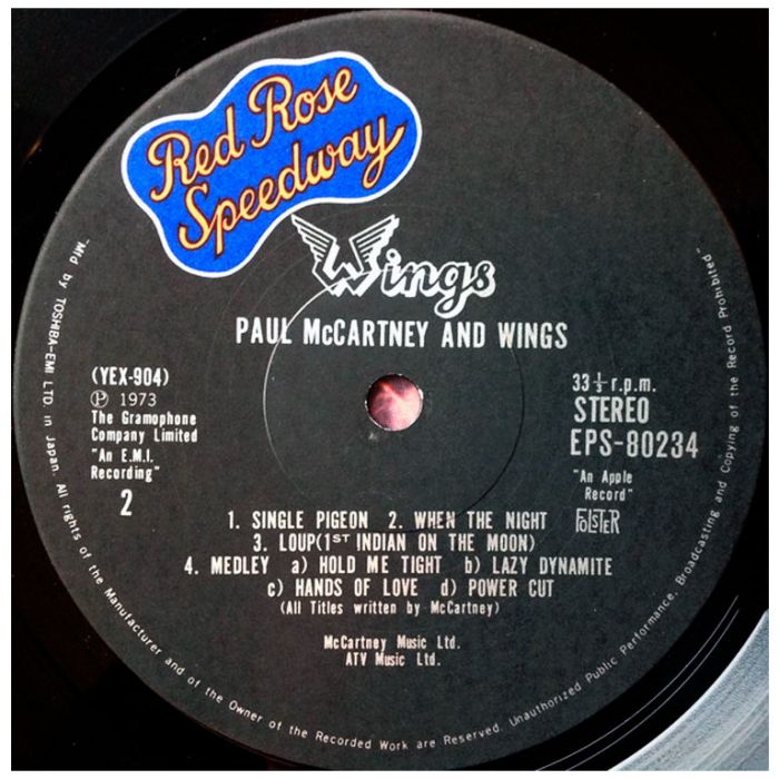 Виниловая пластинка PAUL McCARTNEY and WINGS – Red Rose Speedway, 1973/1975 (LP)