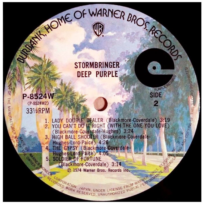 Виниловая пластинка DEEP PURPLE ‎– Stormbringer, 1974 (LP)