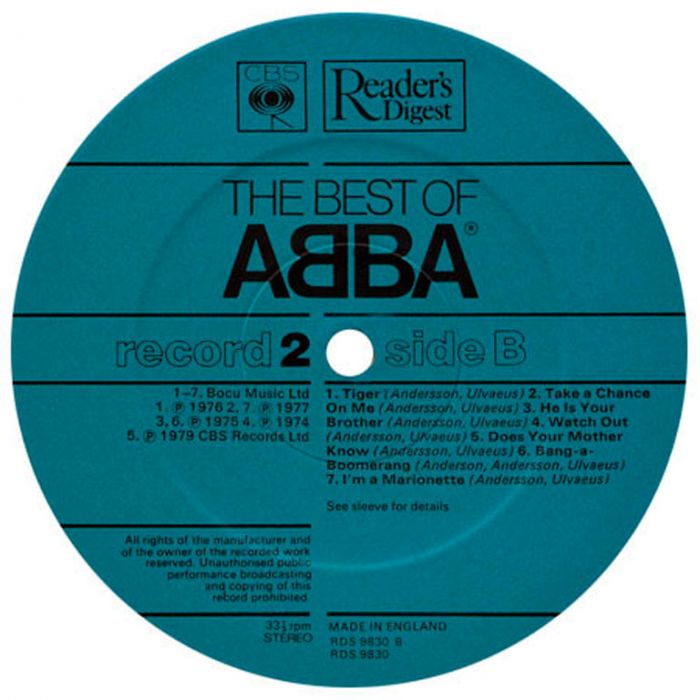 Виниловая пластинка ABBA ‎– The Best Of ABBA 1972 - 1981, 1982 (5LP, Quality Guarantee, Box Set)