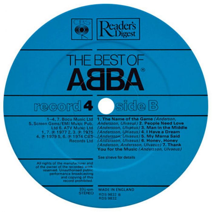 Виниловая пластинка ABBA ‎– The Best Of ABBA 1972 - 1981, 1982 (5LP, Quality Guarantee, Box Set)