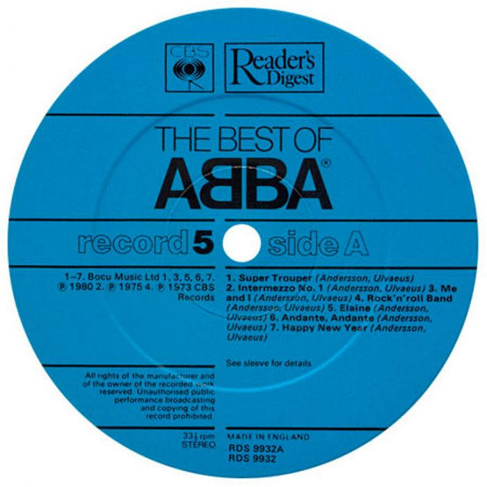 Виниловая пластинка ABBA ‎– The Best Of ABBA 1972 - 1981, 1982 (5LP, Quality Guarantee, Box Set)