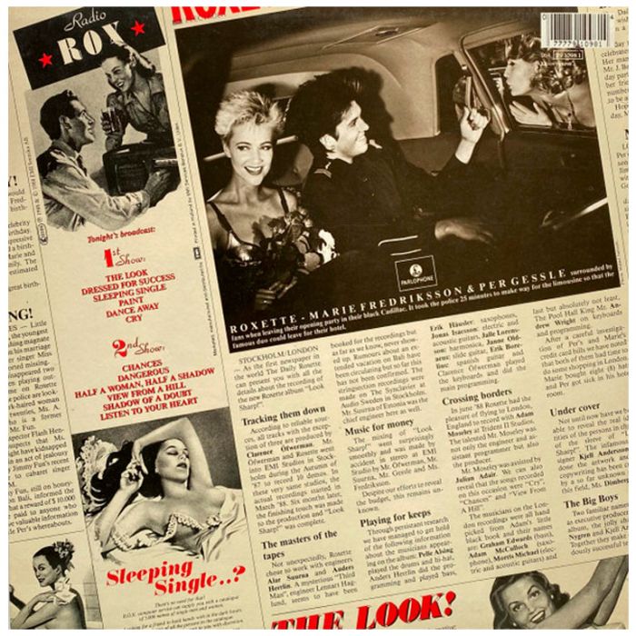 Виниловая пластинка ROXETTE ‎– Look Sharp!, 1988 (LP)