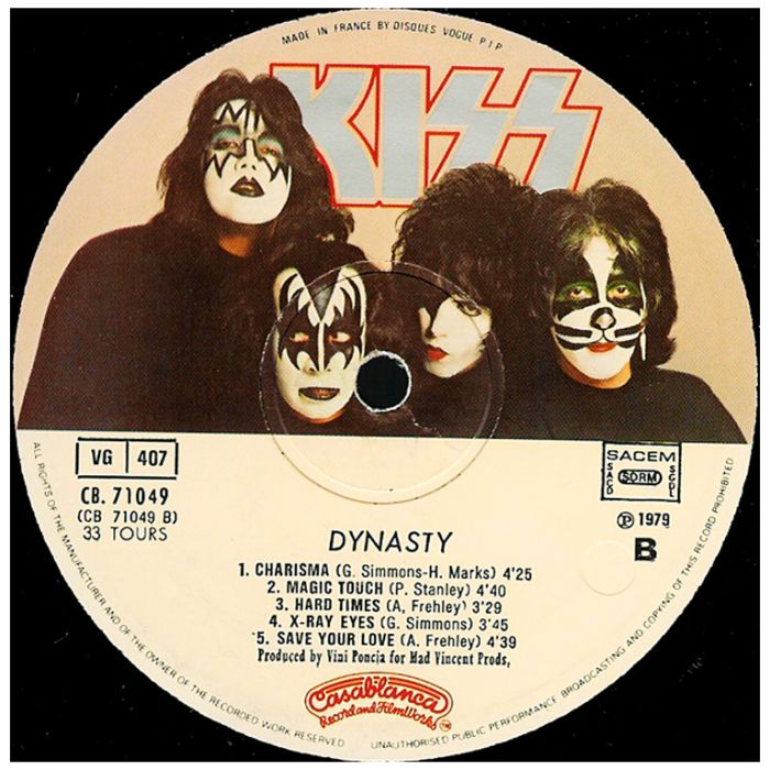 Виниловая пластинка KISS – Dynasty, 1979 (LP)