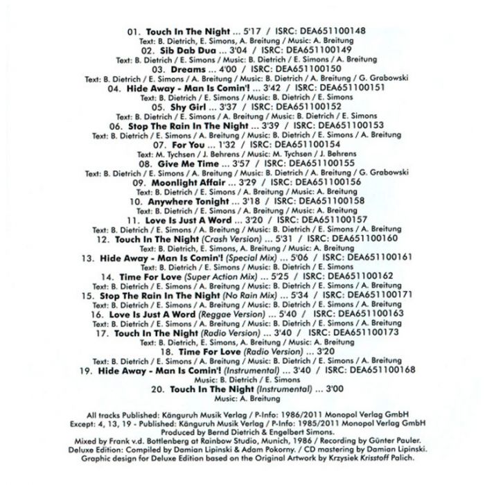 Компакт диск SILENT CIRCLE ‎– № 1, 1986 (CD, Deluxe Edition, Reissue, Remastered, Unofficial Release 2017)