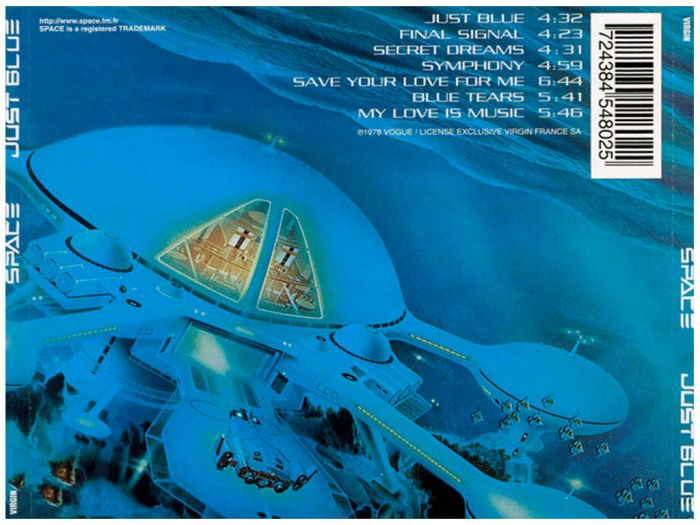 Компакт диск SPACE ‎– Just Blue, 1978 (CD, Unofficial Release 2010)