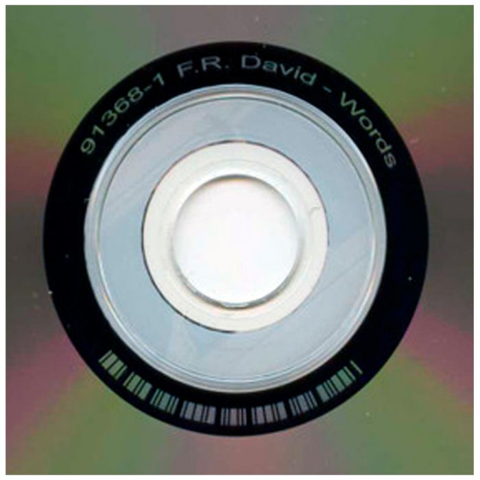 Компакт диск F.R.DAVID ‎– Words, 1982 (CD, Remastered, Unofficial Release 2022)