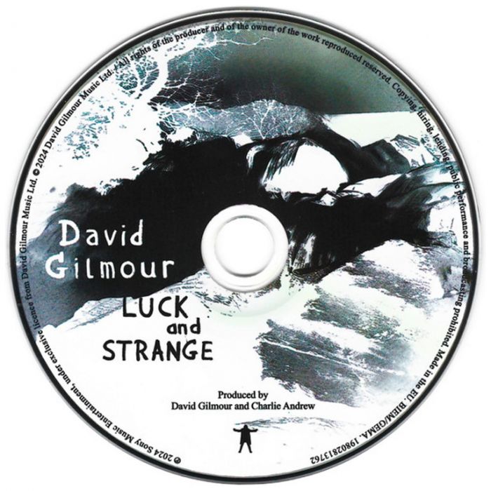 Компакт диск DAVID GILMOUR (PINK FLOYD) – Luck And Strange, 2024 (CD, Unofficial Release)
