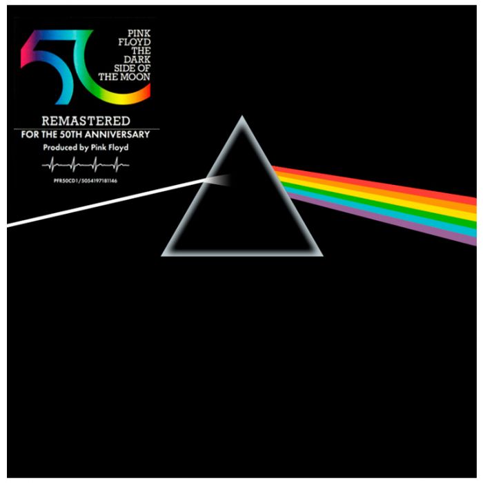 Компакт диск PINK FLOYD – The Dark Side Of The Moon, 1973 (CD, Reissue, Remastered, 50th Anniversary, Unofficial Release 2023)