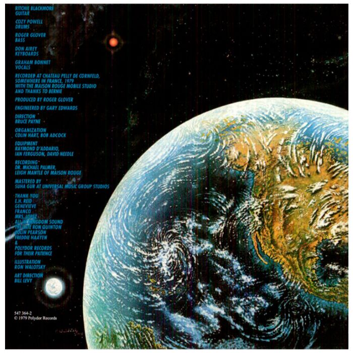 Компакт диск RAINBOW – Down To Earth, 1979 (CD, Reissue, Remastered, Unofficial Release 1999)