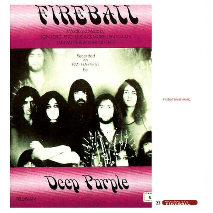 Компакт диск DEEP PURPLE – Fireball, 1971 (CD, Reissue, Remastered, 25th Anniversary Edition, Unofficial Release 1996)